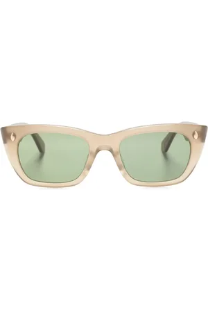 GARRETT LEIGHT Lunettes de soleil à monture géométrique