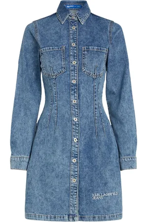 Karl Lagerfeld Robe en jean à manches longues
