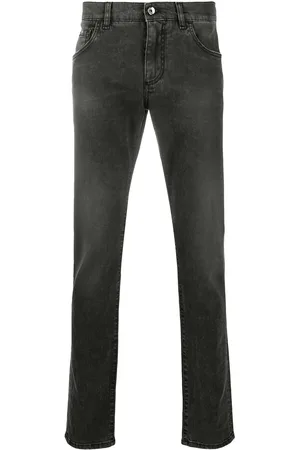 Dolce & Gabbana Jean droit à plaque logo