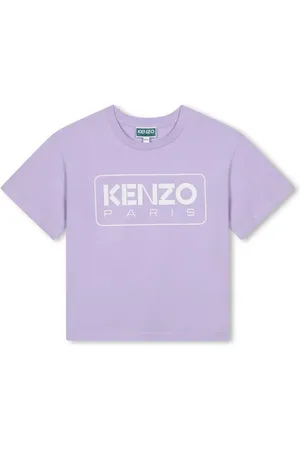 Kenzo T-shirt en coton à logo imprimé