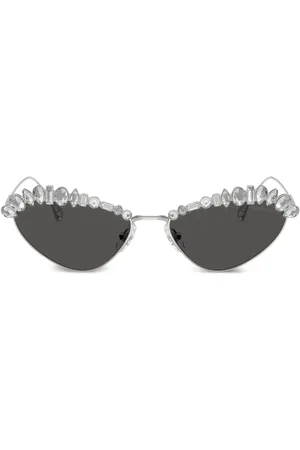 Swarovski Lunettes de soleil à monture papillon