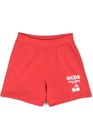 GCDS Short de sport à logo imprimé