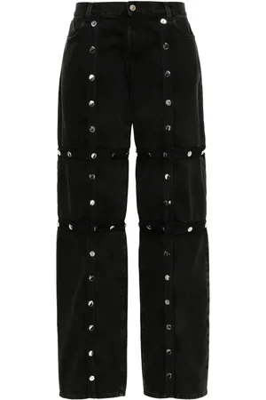 The Attico Jean taille basse à design structuré