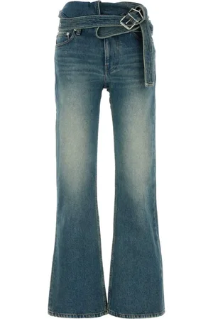 Y / PROJECT Jean à taille ceinturée