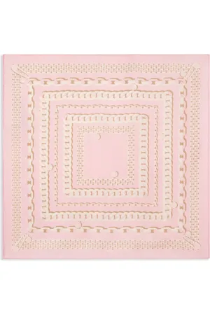 VERSACE Grand foulard Treasure en soie