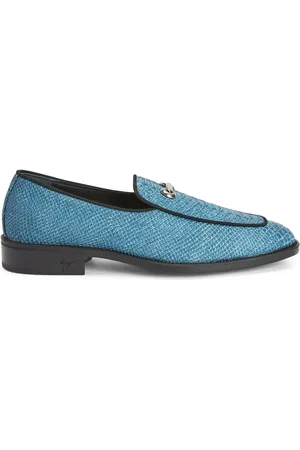 Giuseppe Zanotti Mocassins en cuir à effet peau de serpent