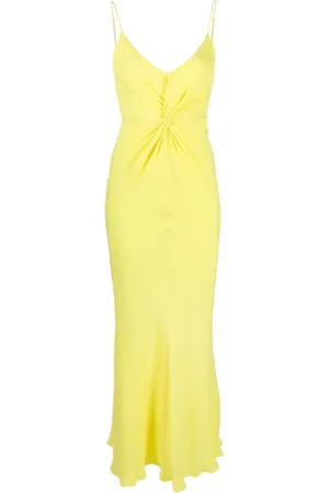 Msgm Robe longue à détail de nœud