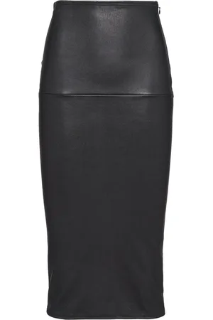 Prada Jupe crayon en cuir nappa