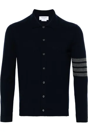 Thom Browne Cardigan en cachemire à détail 4 bandes signature