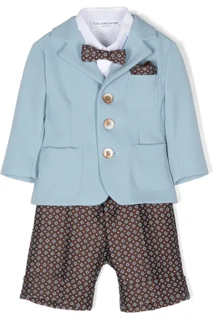 COLORICHIARI Ensemble trois pièces à motif géométrique