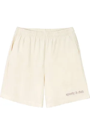 Sporty & Rich Short en coton à logo brodé