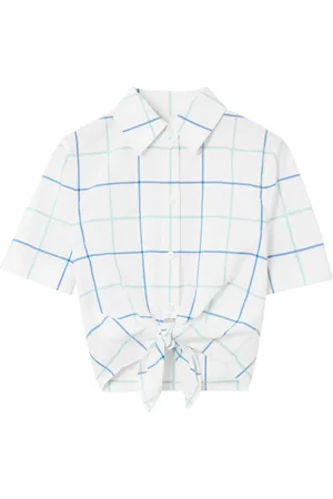 Burberry Chemise en coton à carreaux
