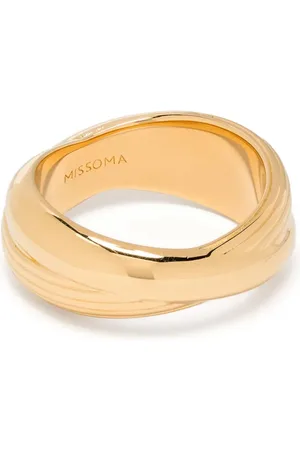 Missoma Lucy Williams Chunky Entwine ridge ring