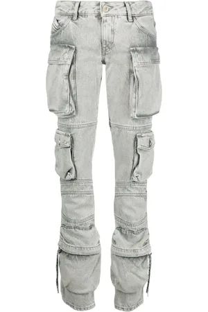 The Attico Jean droit Essie à taille basse