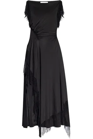 Lanvin Robe mi-longue à détails brodés