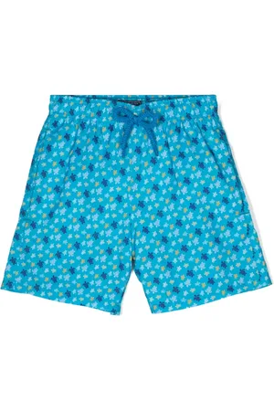 Vilebrequin Short de bain à imprimé tortue