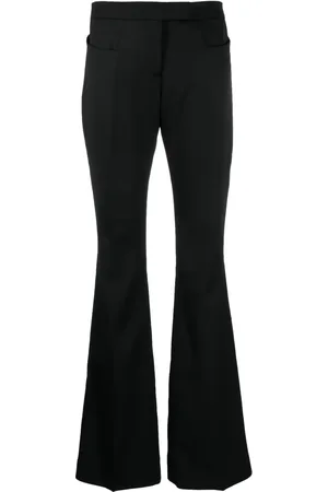 Tom Ford Pantalon évasé en laine à taille haute