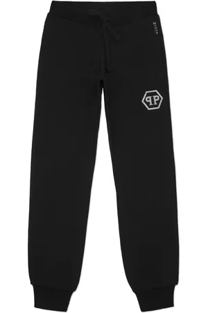 Philipp Plein Pantalon de jogging à logo clouté