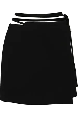 Sportmax Minijupe portefeuille à design asymétrique