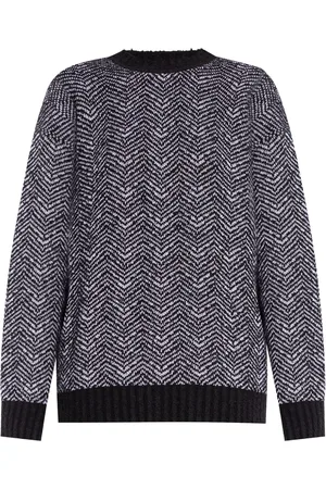 Moschino Pull à motif de chevrons