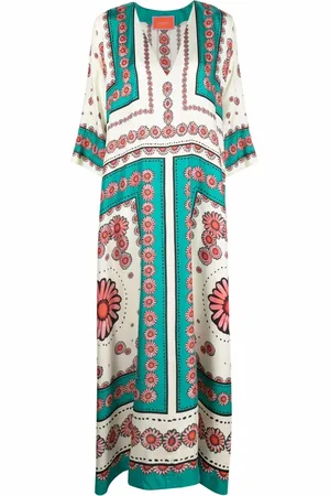 La DoubleJ Robe Muumuu à fleurs