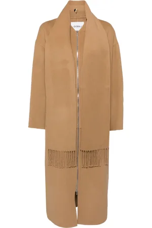 GOEN.J Manteau zippé à cache-col détachable