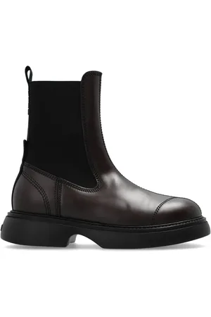 Ganni Bottines en cuir