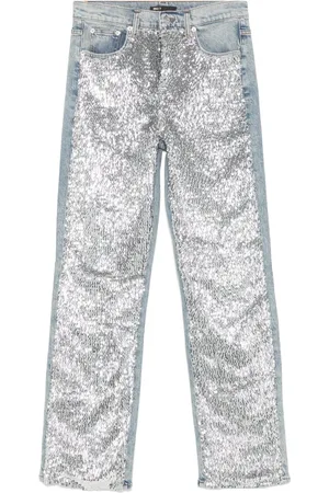 Maje Jean droit à sequins