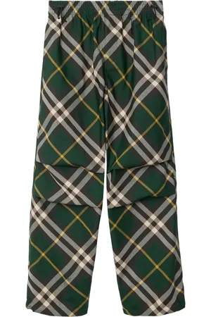 Burberry Pantalon ample à carreaux