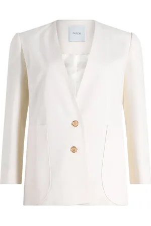 Patou Veste en sergé à design sans col