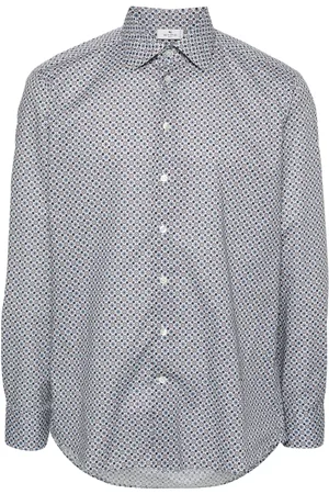 Etro Chemise en coton à imprimé graphique