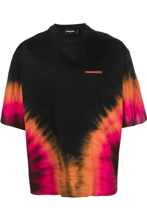 Dsquared2 T-shirt tie-dye à logo imprimé