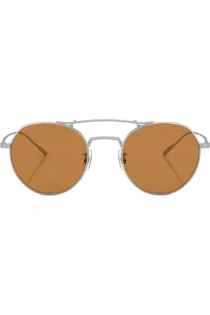 Oliver Peoples Lunettes de soleil Reymont à monture ronde