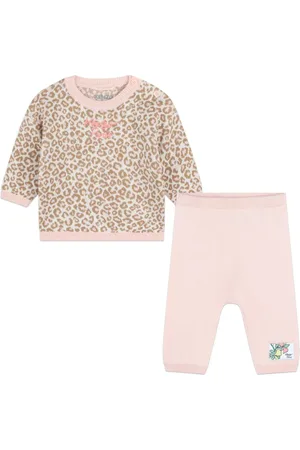 Kenzo Ensemble haut-pantalon en coton biologique à logo brodé