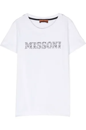 Missoni T-shirt en coton à logo strassé