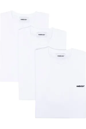 AMBUSH Lot de trois t-shirts à logo brodé
