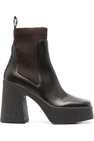 Stella McCartney Bottines Skyla 110 mm à bande logo