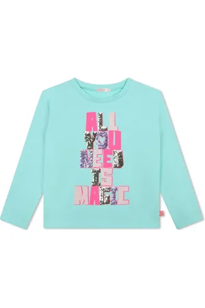 Billieblush T-shirt en coton à sequins