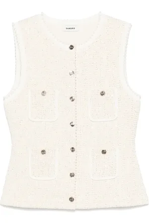 Sandro Veston en tweed