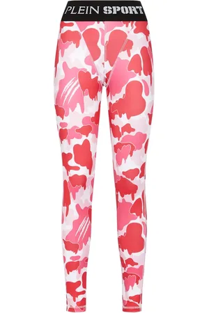 Philipp Plein Legging imprimé à taille à logo