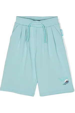 Emporio Armani X Smurfs short en coton