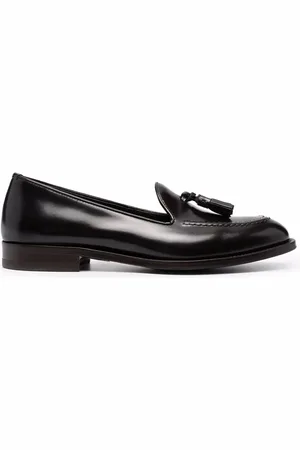 Scarosso Sienna tassel-embellished leather loafers