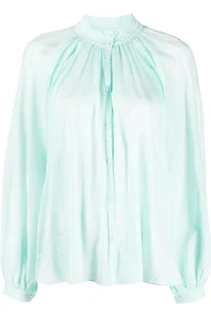 FORTE FORTE Chemise drapée à effet de transparence