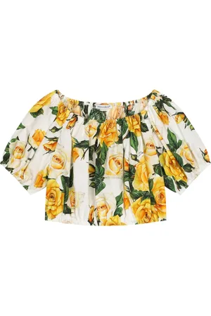 Dolce & Gabbana Blouse à roses imprimées