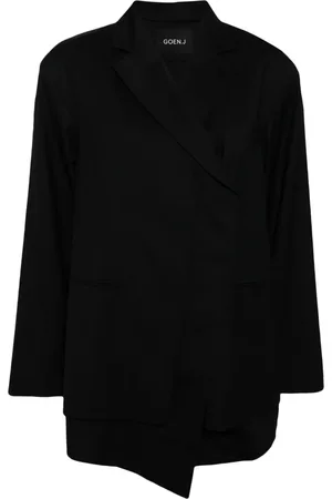GOEN.J Blazer superposé à simple boutonnage