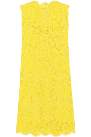 Dolce & Gabbana Robe en dentelle à design sans manches