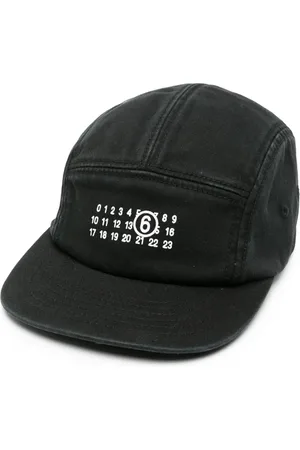 Maison Margiela Casquette en coton à imprimé numéros