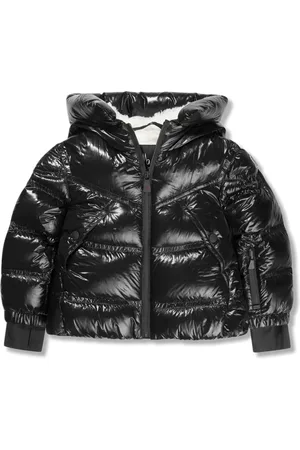 Moncler Manteau matelassé à logo appliquée