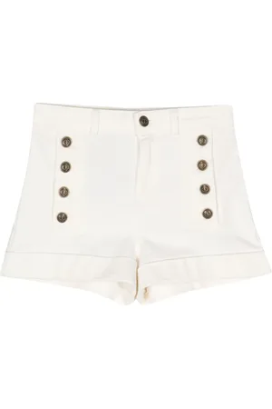 Twin-Set Short en jean à détail de boutons