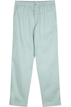 Maison Kitsuné Pantalon droit à taille élastiquée
